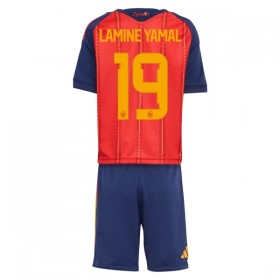 Spanien Lamine Yamal 19 Matchtröjor Barn Hemma Fotbollströja VM 2026
