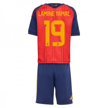 Spanien Lamine Yamal 19 Matchtröjor Barn Hemma Fotbollströja VM 2026