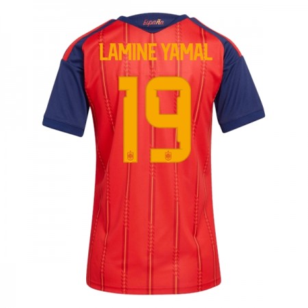 Spanien Lamine Yamal 19 Matchtröjor Dam Hemma Fotbollströja VM 2026 Spanien Lamine Yamal 19 Matchtröjor Dam Hemma Fotbollströja VM 2026