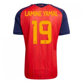 Spanien Lamine Yamal 19 Matchtröjor Hemma Fotbollströja VM 2026
