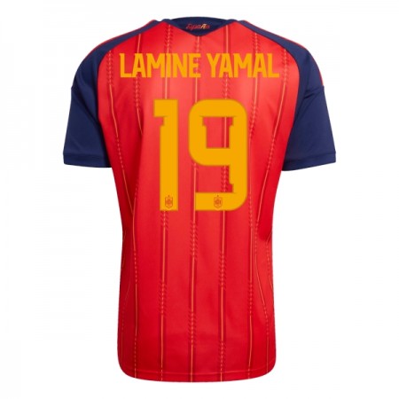 Spanien Lamine Yamal 19 Matchtröjor Hemma Fotbollströja VM 2026