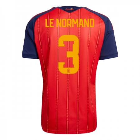 Spanien Le Normand 3 Matchtröjor Hemma Fotbollströja VM 2026