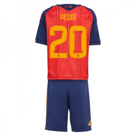 Spanien Pedri 20 Matchtröjor Barn Hemma Fotbollströja VM 2026
