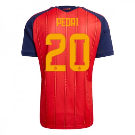 Spanien Pedri 20 Matchtröjor Hemma Fotbollströja VM 2026