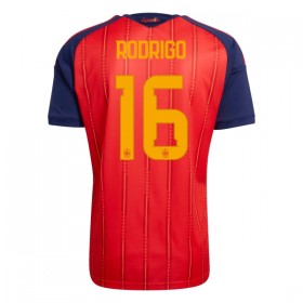 Spanien Rodrigo 16 Matchtröjor Hemma Fotbollströja VM 2026