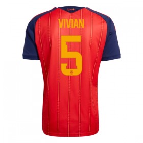 Spanien Vivian 5 Matchtröjor Hemma Fotbollströja VM 2026