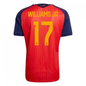 Spanien Williams JR 17 Matchtröjor Hemma Fotbollströja VM 2026