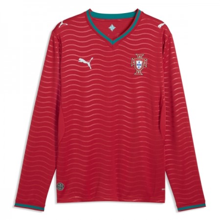 Portugal Matchtröjor Hemma Fotbollströja VM 2026 Långärmad Portugal Matchtröjor Hemma Fotbollströja VM 2026 Långärmad