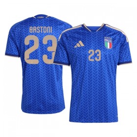 Italien Bastoni 23 Matchtröjor Hemma Fotbollströja VM 2026