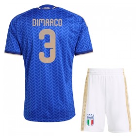 Italien Dimarco 3 Matchtröjor Barn Hemma Fotbollströja VM 2026