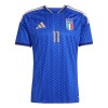 Italien Raspadori 11 Matchtröjor Barn Hemma Fotbollströja VM 2026