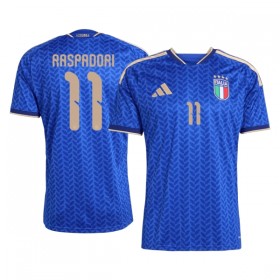 Italien Raspadori 11 Matchtröjor Hemma Fotbollströja VM 2026