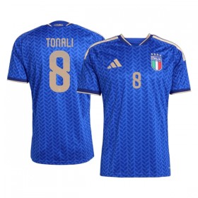 Italien Tonali 8 Matchtröjor Hemma Fotbollströja VM 2026