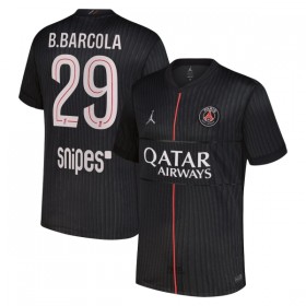Paris Saint-Germain B. Barcola 29 Matchtröjor Jordan Fjärde Fotbollströja 2025-26
