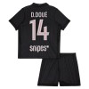 Paris Saint-Germain D. Doue 14 Matchtröjor Jordan Barn Fjärde Fotbollströja 2025-26 Paris Saint-Germain D. Doue 14 Matchtröjor Jordan Barn Fjärde Fotbollströja 2025-26