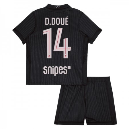 Paris Saint-Germain D. Doue 14 Matchtröjor Jordan Barn Fjärde Fotbollströja 2025-26 Paris Saint-Germain D. Doue 14 Matchtröjor Jordan Barn Fjärde Fotbollströja 2025-26