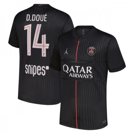 Paris Saint-Germain D. Doue 14 Matchtröjor Jordan Fjärde Fotbollströja 2025-26 Paris Saint-Germain D. Doue 14 Matchtröjor Jordan Fjärde Fotbollströja 2025-26