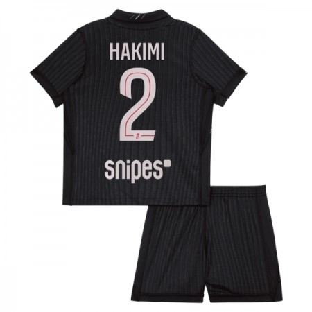 Paris Saint-Germain Hakimi 2 Matchtröjor Jordan Barn Fjärde Fotbollströja 2025-26 Paris Saint-Germain Hakimi 2 Matchtröjor Jordan Barn Fjärde Fotbollströja 2025-26
