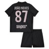 Paris Saint-Germain Joao Neves 87 Matchtröjor Jordan Barn Fjärde Fotbollströja 2025-26 Paris Saint-Germain Joao Neves 87 Matchtröjor Jordan Barn Fjärde Fotbollströja 2025-26