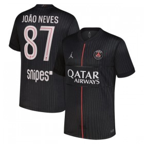 Paris Saint-Germain Joao Neves 87 Matchtröjor Jordan Fjärde Fotbollströja 2025-26
