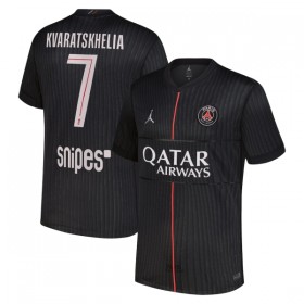 Paris Saint-Germain Kvaratskhelia 7 Matchtröjor Jordan Fjärde Fotbollströja 2025-26