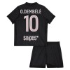 Paris Saint-Germain O. Dembele 10 Matchtröjor Jordan Barn Fjärde Fotbollströja 2025-26