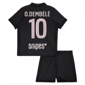 Paris Saint-Germain O. Dembele 10 Matchtröjor Jordan Barn Fjärde Fotbollströja 2025-26