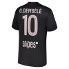 Paris Saint-Germain O. Dembele 10 Matchtröjor Jordan Fjärde Fotbollströja 2025-26