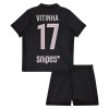 Paris Saint-Germain Vitinha 17 Matchtröjor Jordan Barn Fjärde Fotbollströja 2025-26 Paris Saint-Germain Vitinha 17 Matchtröjor Jordan Barn Fjärde Fotbollströja 2025-26