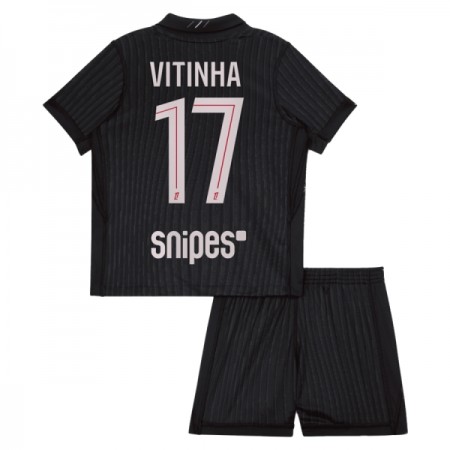 Paris Saint-Germain Vitinha 17 Matchtröjor Jordan Barn Fjärde Fotbollströja 2025-26 Paris Saint-Germain Vitinha 17 Matchtröjor Jordan Barn Fjärde Fotbollströja 2025-26