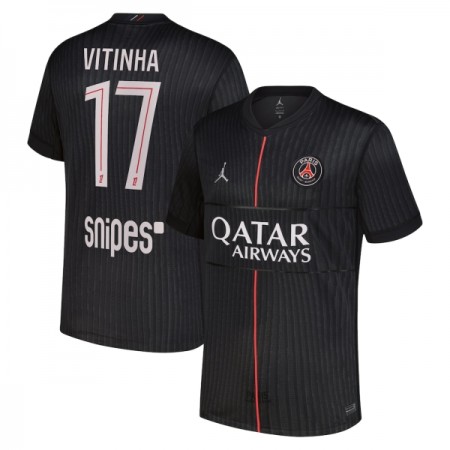 Paris Saint-Germain Vitinha 17 Matchtröjor Jordan Fjärde Fotbollströja 2025-26