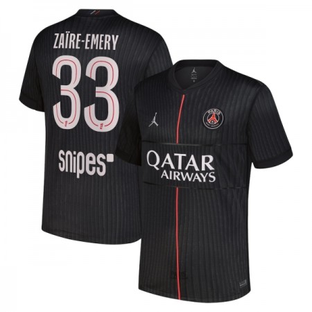 Paris Saint-Germain Zaire-Emery 33 Matchtröjor Jordan Fjärde Fotbollströja 2025-26 Paris Saint-Germain Zaire-Emery 33 Matchtröjor Jordan Fjärde Fotbollströja 2025-26