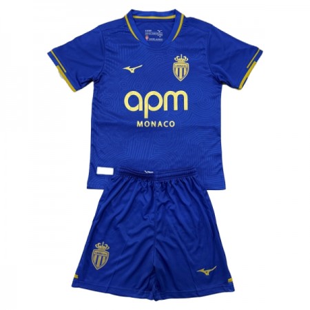 AS Monaco Matchtröjor Barn Borta Fotbollströja 2025-26