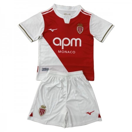 AS Monaco Matchtröjor Barn Hemma Fotbollströja 2025-26