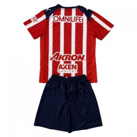 Chivas de CD Guadalajara Matchtröjor Barn Hemma Fotbollströja 2025-26