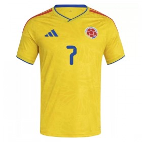 Colombia Luis Diaz 7 Matchtröjor Hemma Fotbollströja VM 2026
