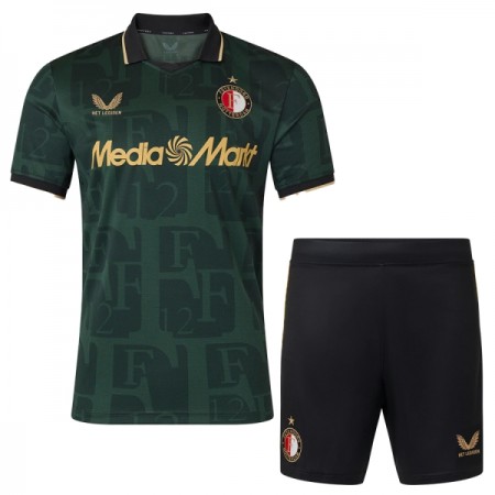 Feyenoord Rotterdam Matchtröjor Barn Fjärde Fotbollströja 2025-26