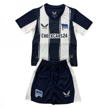 Hertha BSC Matchtröjor Barn Hemma Fotbollströja 2025-26