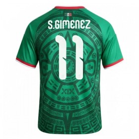 Mexiko S.Gimenez 11 Matchtröjor Hemma Fotbollströja VM 2026