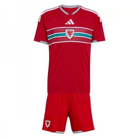 Wales Matchtröjor Barn Hemma Fotbollströja VM 2026