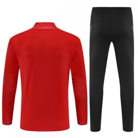 AC Milan Trainings Sweatshirt Kvarts-Dragkedja 2025-26 Röd