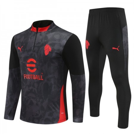 AC Milan Trainings Sweatshirt Kvarts-Dragkedja 2025-26 Svart AC Milan Trainings Sweatshirt Kvarts-Dragkedja 2025-26 Svart