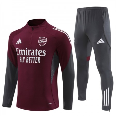 Arsenal Trainings Sweatshirt Kvarts-Dragkedja 2025-26 Röd Arsenal Trainings Sweatshirt Kvarts-Dragkedja 2025-26 Röd