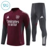 Barn Arsenal Trainings Sweatshirt Kvarts-Dragkedja 2025-26 Röd Barn Arsenal Trainings Sweatshirt Kvarts-Dragkedja 2025-26 Röd