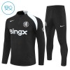 Barn Chelsea Trainings Sweatshirt Kvarts-Dragkedja 2025-26 Svart Barn Chelsea Trainings Sweatshirt Kvarts-Dragkedja 2025-26 Svart