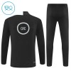 Barn Chelsea Trainings Sweatshirt Kvarts-Dragkedja 2025-26 Svart
