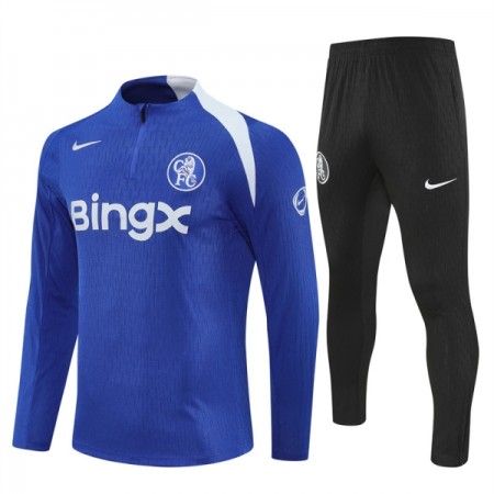 Chelsea Trainings Sweatshirt Kvarts-Dragkedja 2025-26 Blå Chelsea Trainings Sweatshirt Kvarts-Dragkedja 2025-26 Blå