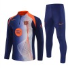 FC Barcelona Trainings Sweatshirt Kvarts-Dragkedja 2025-26 Blå FC Barcelona Trainings Sweatshirt Kvarts-Dragkedja 2025-26 Blå