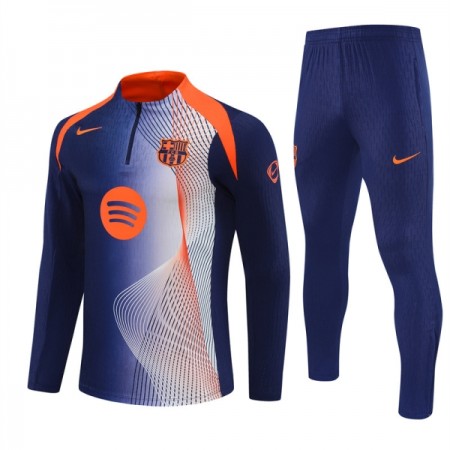 FC Barcelona Trainings Sweatshirt Kvarts-Dragkedja 2025-26 Blå FC Barcelona Trainings Sweatshirt Kvarts-Dragkedja 2025-26 Blå