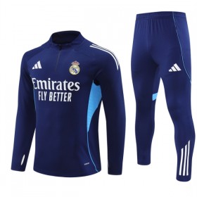 Real Madrid Trainings Sweatshirt Kvarts-Dragkedja 2025-26 Navy